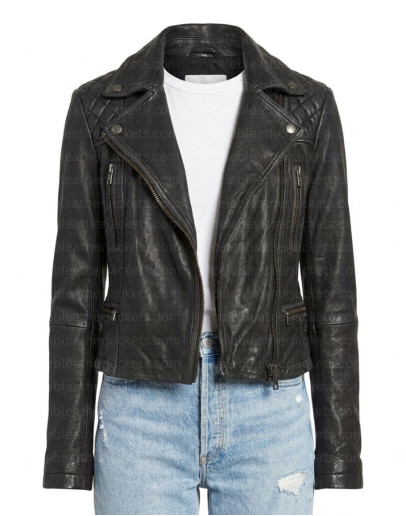 Ted Lasso Ellie Taylor (Flo Collins) Leather Jacket