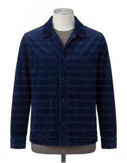 Ted Lasso Jason Sudeikis Blue Velvet Jacket