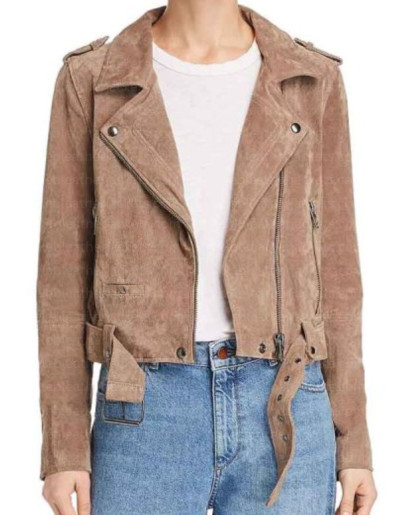 Ted Lasso Juno Temple (Keeley Jones) Suede Jacket