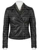 Doctor Who Tv Series Amy Pond (Karen Gillan) Black Leather Jacket