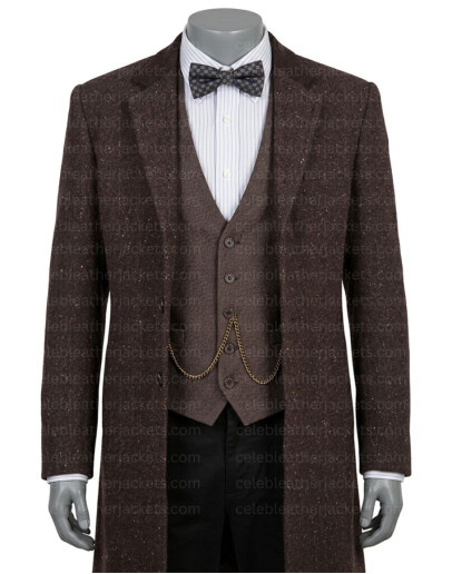 Doctor Who Matt Smith Brown Trench Coat