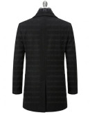 Succession Connor Roy Black Wool Coat
