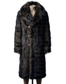 Brad Pitt Brown Fur Coat Fight Club