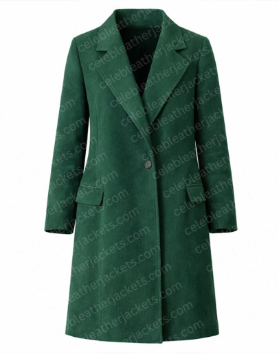 The Capture S03 Holliday Grainger Green Coat