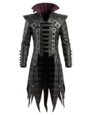 The Batman Who Laughs (Bruce Wayne) Black Leather Coat