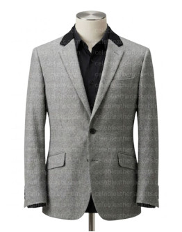 Elon Musk Gray Blazer