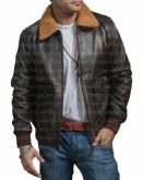 Elon Musk Brown Leather Jacket