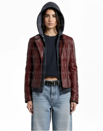 Resident Evil Requiem Grace Ashcroft Brown Leather Jacket