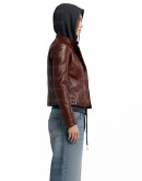 Resident Evil Requiem Grace Ashcroft Brown Leather Jacket