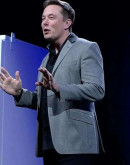 Elon Musk Gray Blazer