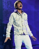 Justin Bieber White Denim Jacket