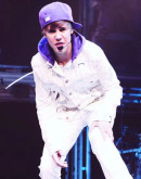 Justin Bieber White Denim Jacket