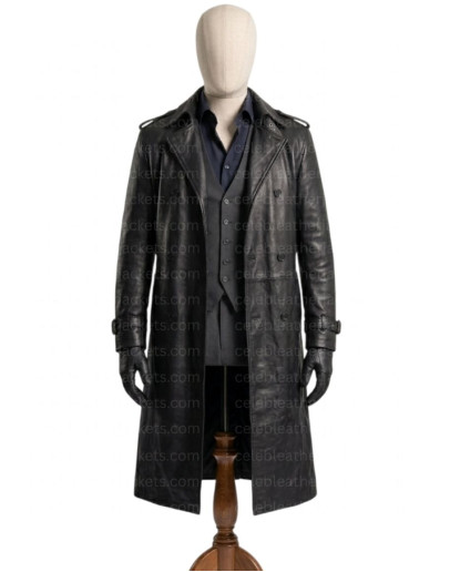 Resident Evil 9 Zeno Leather Trench Coat