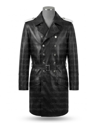 WW2 German Schutzstaffel Trench Leather Coat