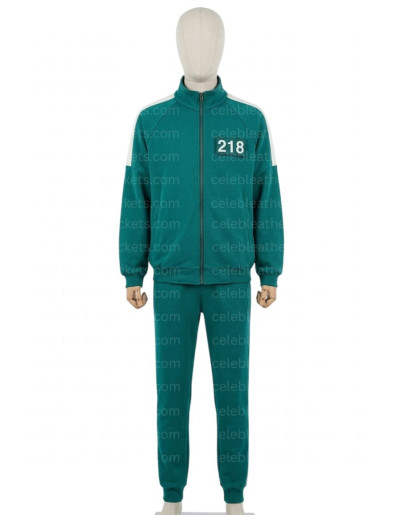 Squid Game Tracksuit Green Costume On Customized Numbers
