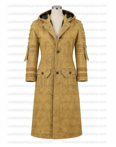 Stalker 2 Distressed Hooded Trench Coat