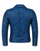 Alex Turner Blue Leather Jacket
