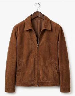 Jerry Maguire Tom Cruise Brown Suede Jacket