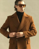 Óscar Jaenada Awareness Brown Trench Coat