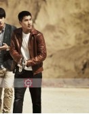 Black And White The Dawn of Justice Mark Chao Leather Jacket