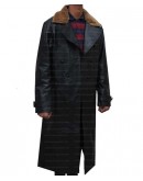 Shazam Mark Strong (Dr. Thaddeus Sivana) Leather Coat