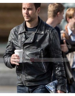 American Assassin Taylor Kitsch Ghost Leather Jacket
