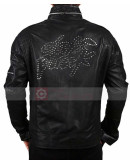 DAFT PUNK ELOCTROMa GET LUCKY BLACK REAL LEATHER JACKET