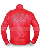 DAFT PUNK ELOCTROMa GET LUCKY BLACK REAL LEATHER JACKET