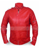 DAFT PUNK ELOCTROMa GET LUCKY BLACK REAL LEATHER JACKET