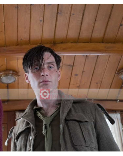 Dunkirk Cillian Murphy Shivering Soldier Jacket