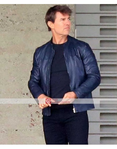 Mission Impossible 6 Fallout Tom Cruise (Ethan Hunt) Blue Jacket