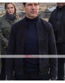 Mission Impossible 6 tom cruise suede leather jacket
