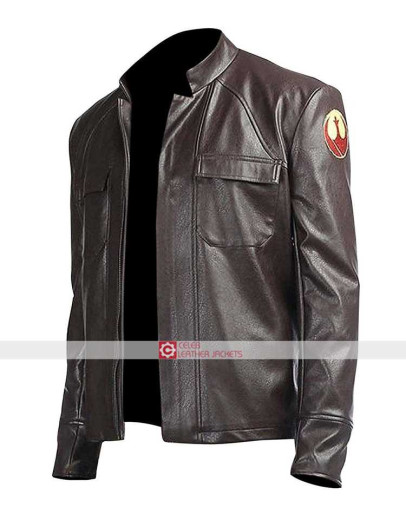 Poe Dameron Star Wars The Last Jedi Brown Jacket