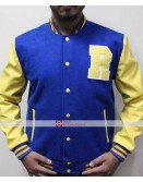 KJ Apa Archie R Letterman Bomber Jacket KJ Apa Archie R Letterman Bomber Jacket