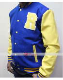 KJ Apa Archie R Letterman Bomber Jacket