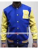 KJ Apa Archie R Letterman Bomber Jacket KJ Apa Archie R Letterman Bomber Jacket