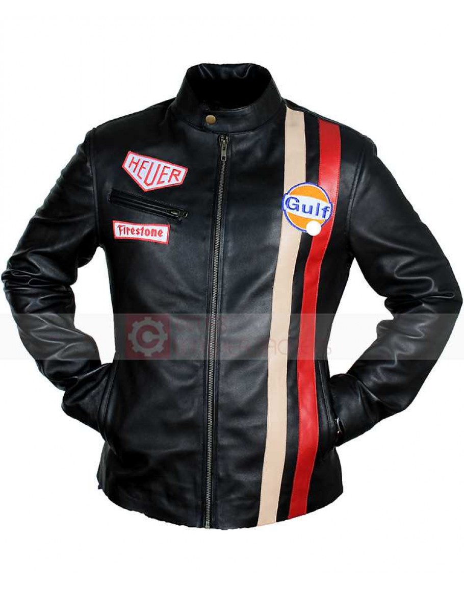 Custom Black And Red Motorcycle Racing Jacket