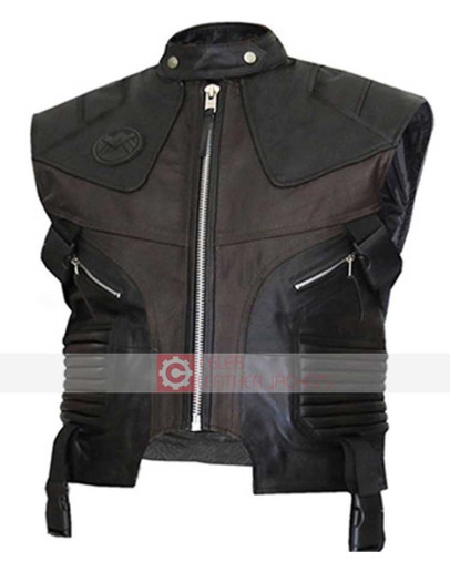 Jeremy Renner Hawkeye Leather Costume Vest