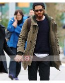 Andrew Garfield Travel Outfit Coat