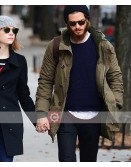 Andrew Garfield Travel Outfit Coat