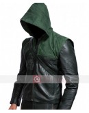 Arrow Stephen Amell Costume Leather Jacket