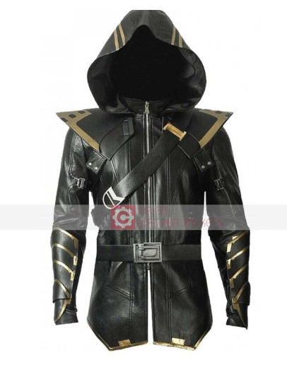Avengers Endgame Jeremy Renner Costume Leather Jacket
