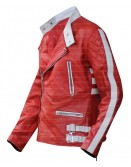 Axl Rose Red Costume Leather jacket