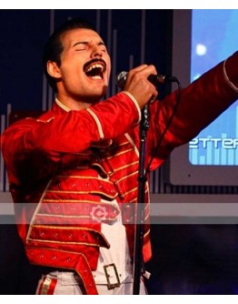 Freddie Mercury Red Leather Jacket