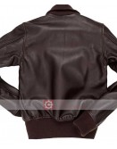 Amelia Hilary Swank Bomber Leather Jacket