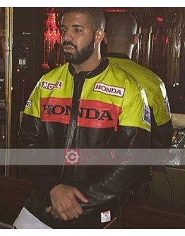 Drake Graham Musician Motorbike Leather Jacket
