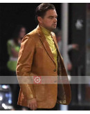 Once Upon a Time in Hollywood Leonardo DiCaprio Brown Leather Coat