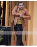 Once Upon a Time in Hollywood Leonardo DiCaprio Brown Leather Coat