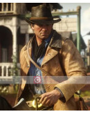 Red Dead Redemption 2 Roger Clark Leather Jacket