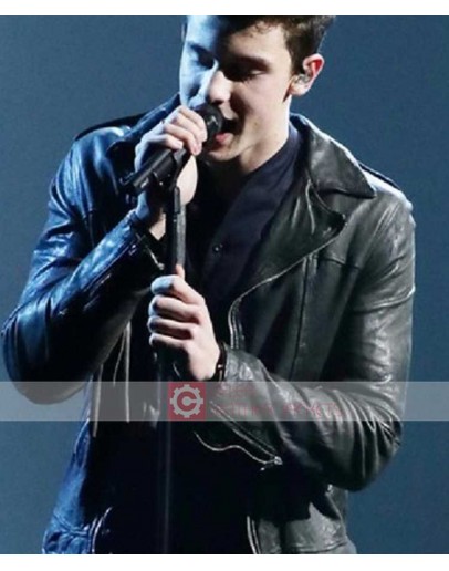 Singer Shawn Mendes Leather Jacket